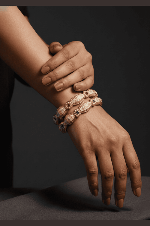 Mandakini meenakari bangles