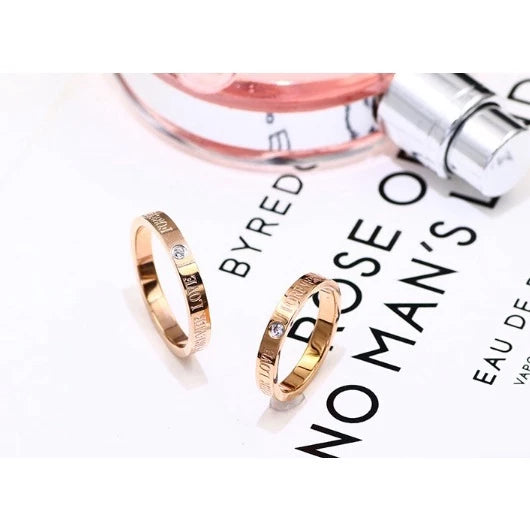 Love 18k Gold Plated ring