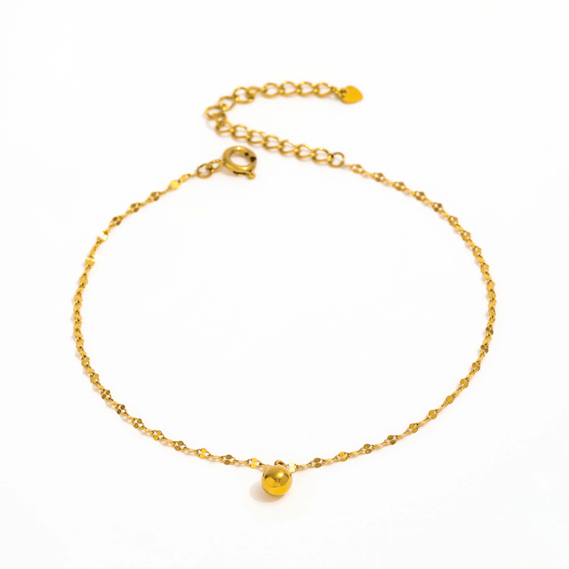 Shoperly AN-2 18k Gold Plated 316L Grade Stainless Steel PVD Coating (2.5 Microns) Waterproof Female Jewelle