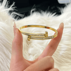 Shoperly B-103 18k Gold Plated Stainless Steel Tarnish Free Waterproof Female Jewellery