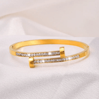 Shoperly B-103 18k Gold Plated Stainless Steel Tarnish Free Waterproof Female Jewellery