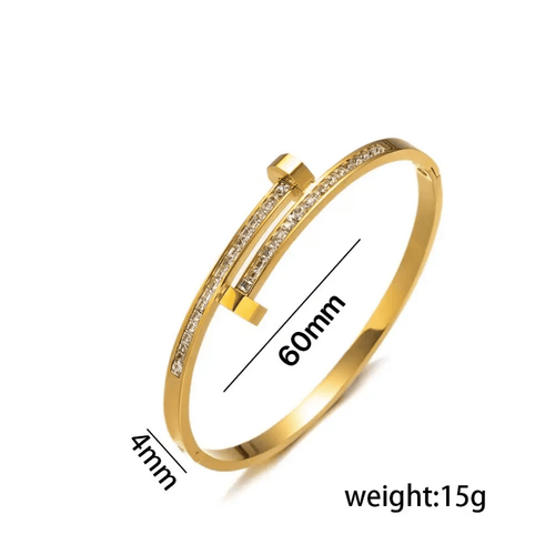 Shoperly B-103 18k Gold Plated Stainless Steel Tarnish Free Waterproof Female Jewellery