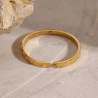 Shoperly B-108 18k Gold Plated Stainless Steel Tarnish Free Waterproof Female Jewellery