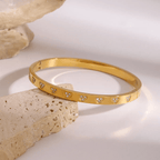 Shoperly B-108 18k Gold Plated Stainless Steel Tarnish Free Waterproof Female Jewellery