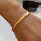 Shoperly B-108 18k Gold Plated Stainless Steel Tarnish Free Waterproof Female Jewellery
