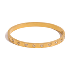 Shoperly B-108 18k Gold Plated Stainless Steel Tarnish Free Waterproof Female Jewellery