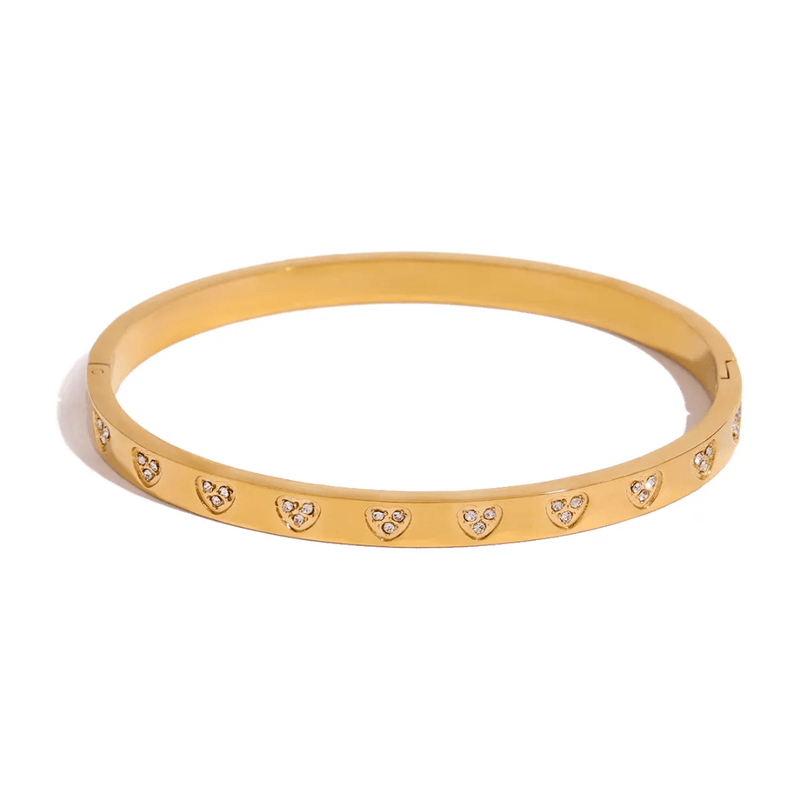 Shoperly B-108 18k Gold Plated Stainless Steel Tarnish Free Waterproof Female Jewellery