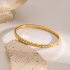 Shoperly B-109- 18k Gold Plated Stainless Steel Tarnish Free Waterproof Female Jewellery