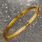 Shoperly B-109- 18k Gold Plated Stainless Steel Tarnish Free Waterproof Female Jewellery