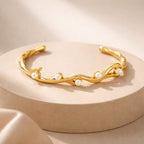 Shoperly B-110 18k Gold Plated Stainless Steel Tarnish Free Waterproof Female bracelet