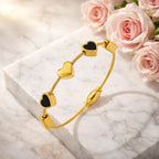 Shoperly B-113 18k Gold Plated Stainless Steel Tarnish Free Waterproof Female Jewellery