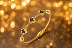 Shoperly B-114 18k Gold Plated Stainless Steel Tarnish Free Waterproof Female Jewellery