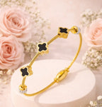 Shoperly B-114 18k Gold Plated Stainless Steel Tarnish Free Waterproof Female Jewellery