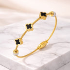 Shoperly B-114 18k Gold Plated Stainless Steel Tarnish Free Waterproof Female Jewellery