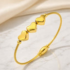 Shoperly B-115 18k Gold Plated Stainless Steel Tarnish Free Waterproof Female Jewellery