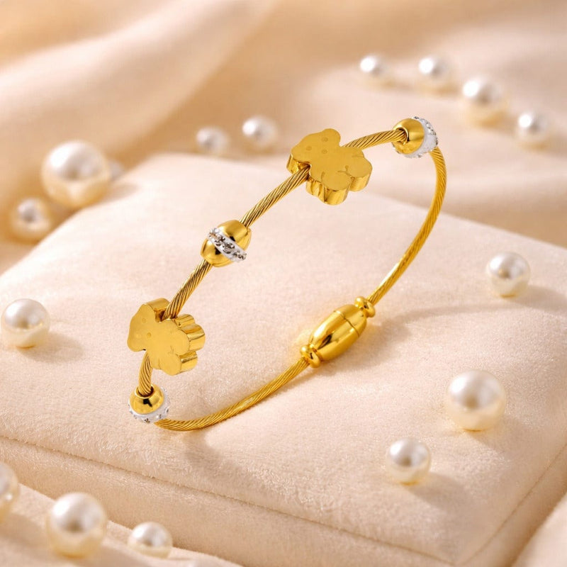 Shoperly B-117 18k Gold Plated Stainless Steel Tarnish Free Waterproof Female Jewellery