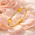 Shoperly B-117 18k Gold Plated Stainless Steel Tarnish Free Waterproof Female Jewellery
