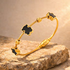 Shoperly B-118 18k Gold Plated Stainless Steel Tarnish Free Waterproof Female Jewellery