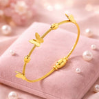 Shoperly B-122  18k Gold Plated Stainless Steel Tarnish Free Waterproof Female Jewellery