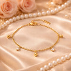 Shoperly B-129 18k Gold Plated Stainless Steel Tarnish Free Waterproof Female Jewellery