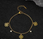 Shoperly B-131 18k Gold Plated Stainless Steel Tarnish Free Waterproof Female Jewellery