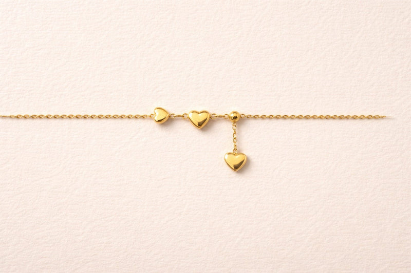 Shoperly B-134 18k Gold Plated Stainless Steel Tarnish Free Waterproof Female Jewellery