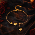 Shoperly B-134 18k Gold Plated Stainless Steel Tarnish Free Waterproof Female Jewellery