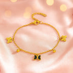 Shoperly B-135 18k Gold Plated Stainless Steel Tarnish Free Waterproof Female bracelet