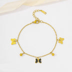 Shoperly B-135 18k Gold Plated Stainless Steel Tarnish Free Waterproof Female bracelet