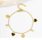 Shoperly B-136 18k Gold Plated Stainless Steel Tarnish Free Waterproof Female Jewellery