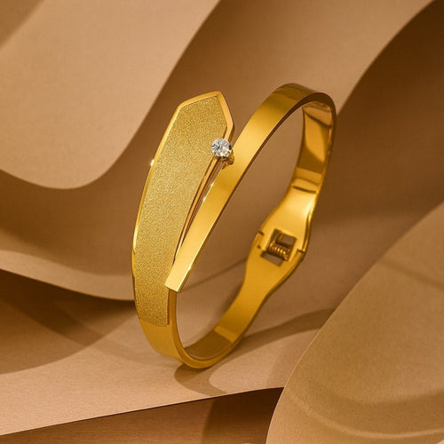 Shoperly B-142  18k Gold Plated Stainless Steel Tarnish Free Waterproof Female Jewellery
