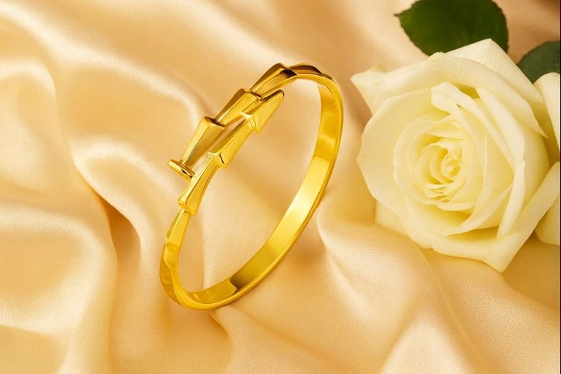 Shoperly B-144  18k Gold Plated Stainless Steel Tarnish Free Waterproof Female Jewellery