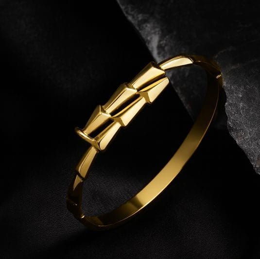 Shoperly B-144  18k Gold Plated Stainless Steel Tarnish Free Waterproof Female Jewellery