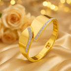 Shoperly B-145  18k Gold Plated Stainless Steel Tarnish Free Waterproof Female Jewellery
