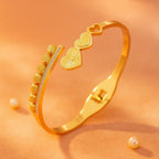 Shoperly B-146  18k Gold Plated Stainless Steel Tarnish Free Waterproof Female Jewellery