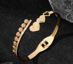 Shoperly B-146  18k Gold Plated Stainless Steel Tarnish Free Waterproof Female Jewellery