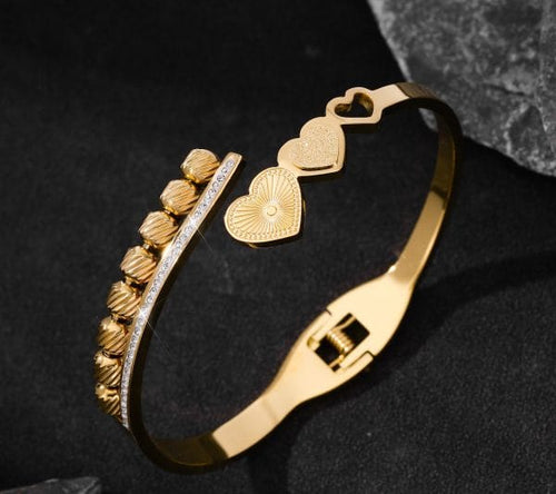 Shoperly B-146  18k Gold Plated Stainless Steel Tarnish Free Waterproof Female Jewellery