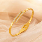 Shoperly B-147  18k Gold Plated Stainless Steel Tarnish Free Waterproof Female Jewellery