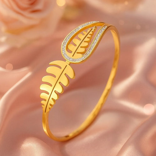 Shoperly B-149  18k Gold Plated Stainless Steel Tarnish Free Waterproof Female Jewellery