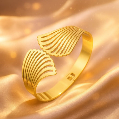 Shoperly B-150  18k Gold Plated Stainless Steel Tarnish Free Waterproof Female Jewellery