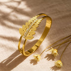 Shoperly B-151  18k Gold Plated Stainless Steel Tarnish Free Waterproof Female Jewellery