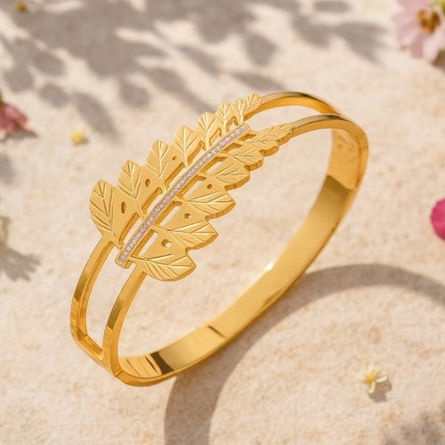 Shoperly B-151  18k Gold Plated Stainless Steel Tarnish Free Waterproof Female Jewellery