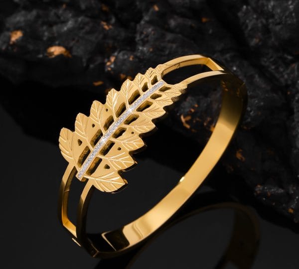 Shoperly B-151  18k Gold Plated Stainless Steel Tarnish Free Waterproof Female Jewellery