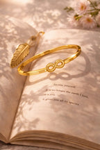 Shoperly B-155 18k Gold Plated Stainless Steel Tarnish Free Waterproof Female Jewellery