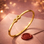 Shoperly B-155 18k Gold Plated Stainless Steel Tarnish Free Waterproof Female Jewellery
