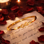 Shoperly B-155 18k Gold Plated Stainless Steel Tarnish Free Waterproof Female Jewellery