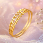 Shoperly B-156  18k Gold Plated Stainless Steel Tarnish Free Waterproof Female Jewellery