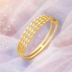 Shoperly B-156  18k Gold Plated Stainless Steel Tarnish Free Waterproof Female Jewellery