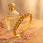 Shoperly B-158  18k Gold Plated Stainless Steel Tarnish Free Waterproof Female Jewellery