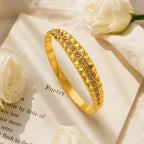 Shoperly B-158  18k Gold Plated Stainless Steel Tarnish Free Waterproof Female Jewellery